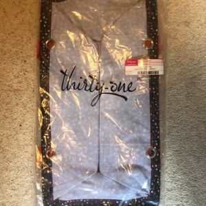 Thirty One Medium Utility Tote in Holly Dot